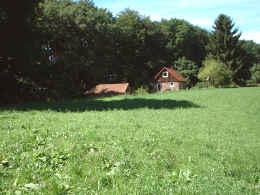 Ferienhaus Blick auf das Grundstck